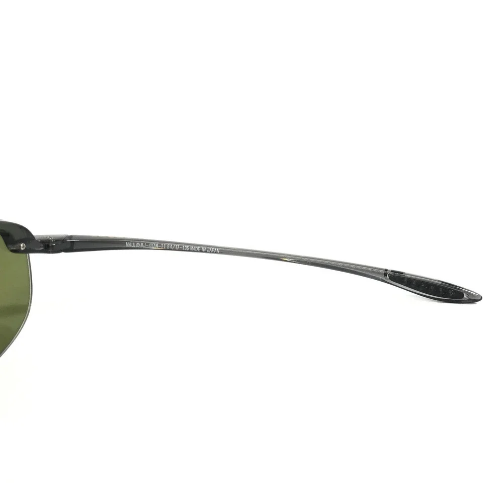 Maui Jim Sunglasses Ho'okipa MJ-407N Translucent Gray Frames w/ Maui HT Lenses